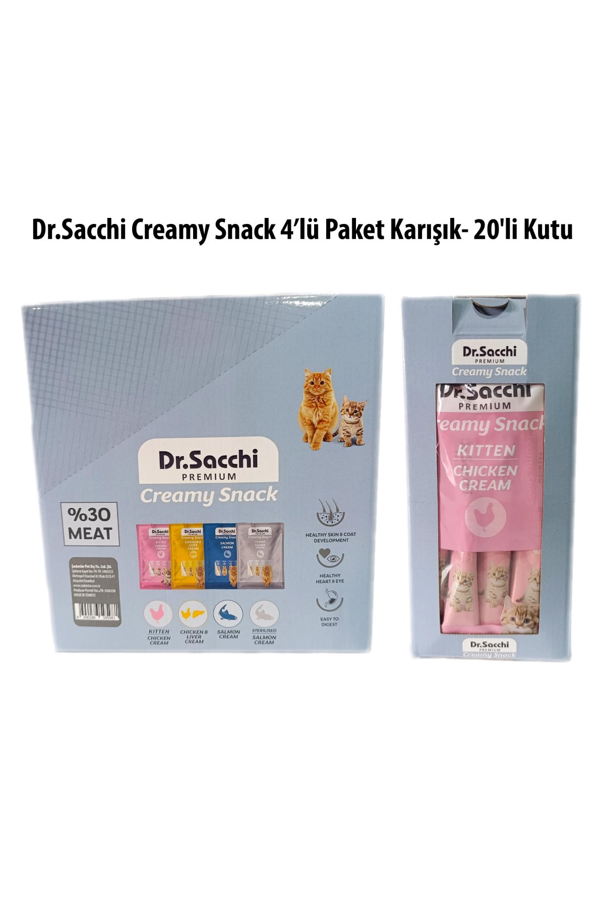 Creamy Snack 4’lü Paket Karışık- 20'li Kutu