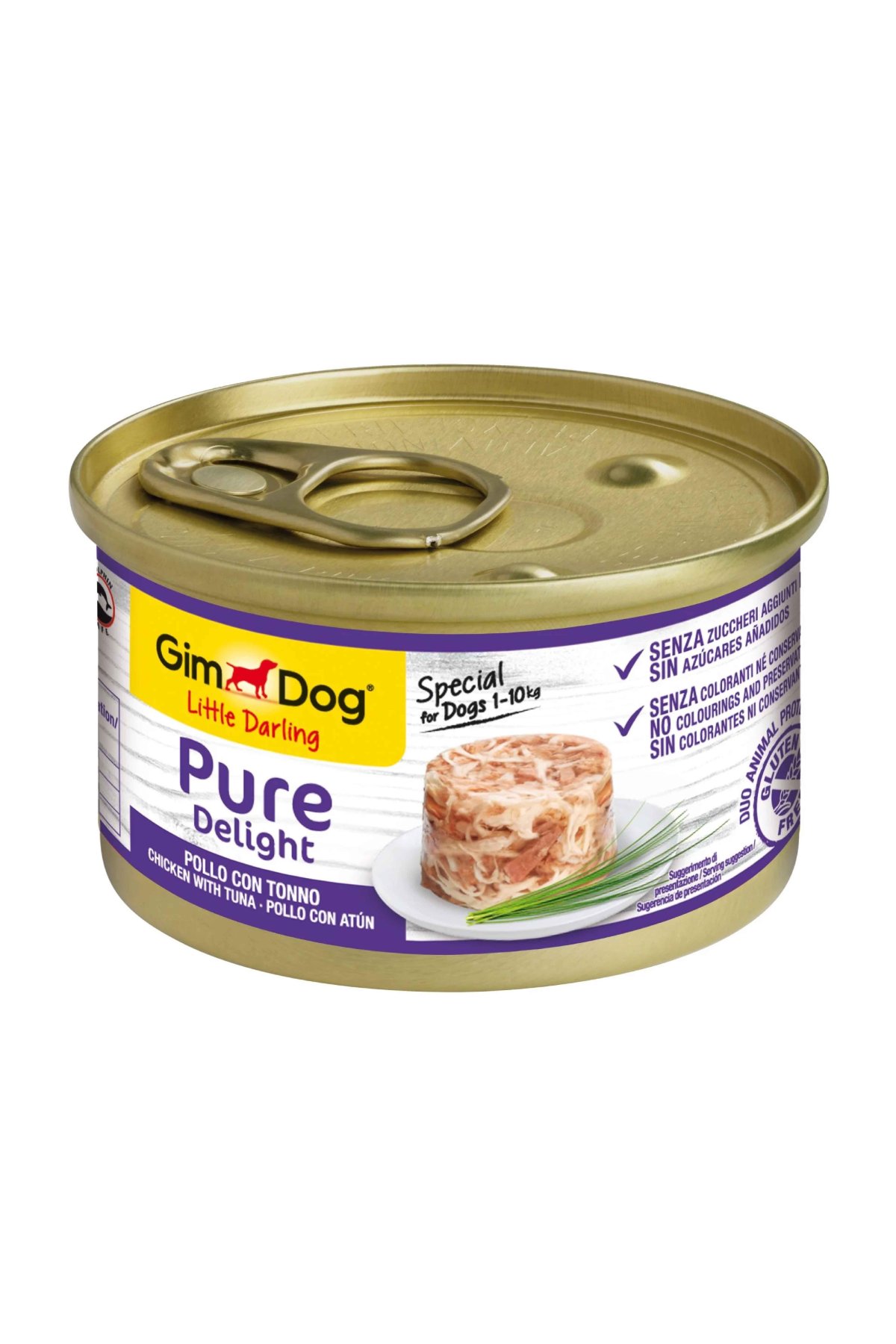 Konserve Köpek Maması - Tavuklu Tuna Balıklı 85gr