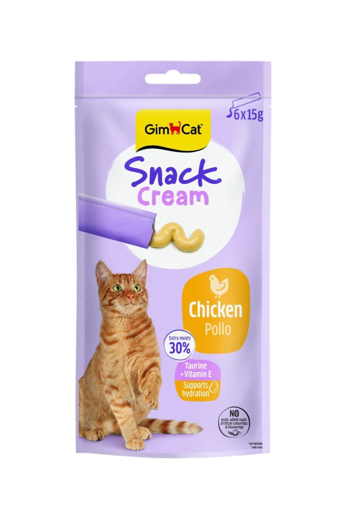 Snack Cream Tavuklu Kedi Ödülü 6x15gr