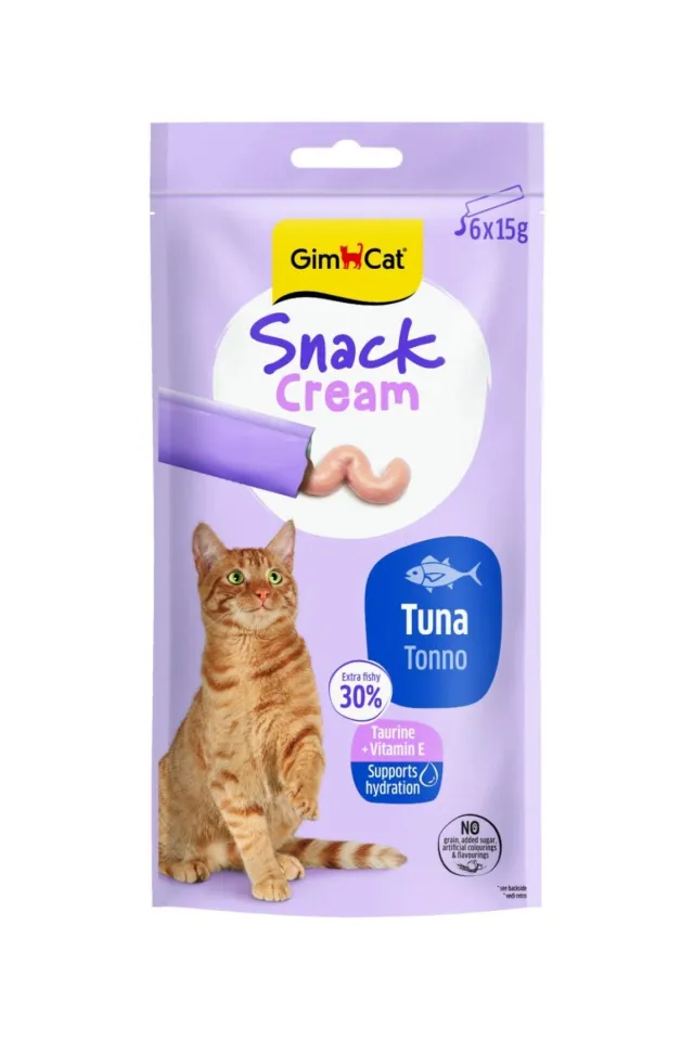 Snack Cream Ton Balıklı Kedi Ödülü 6x15gr