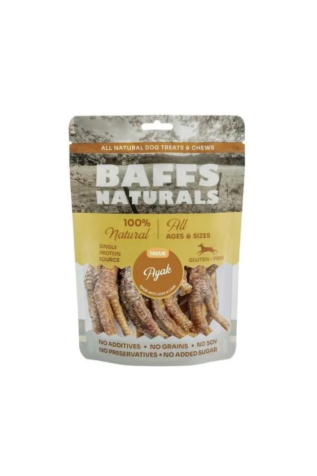 Kurutulmuş Tavuk Ayağı Köpek Ödülü 100 gr
