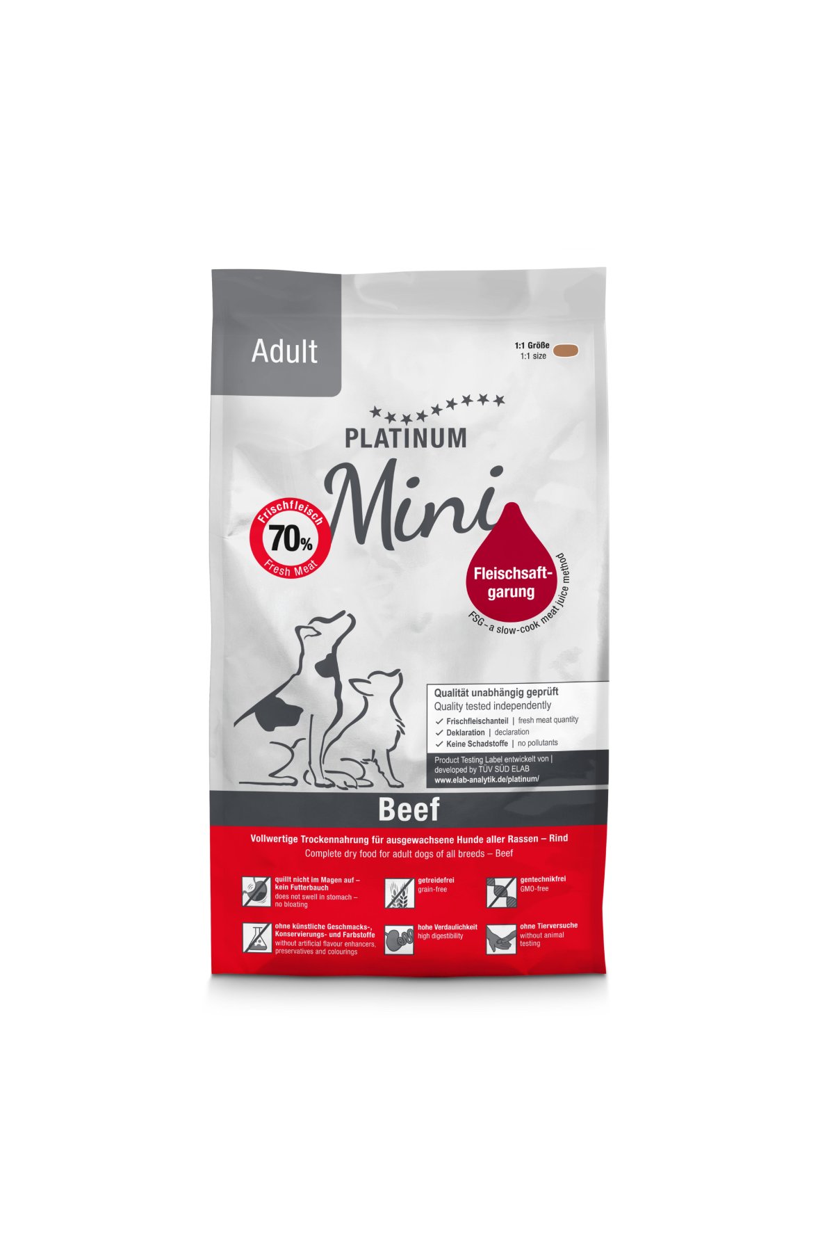 Mini Sığır Etli Yetişkin Köpek Maması 900gr