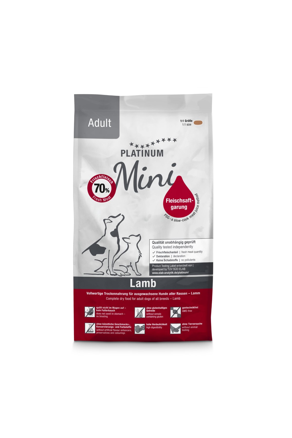 Mini Kuzulu Yetişkin Köpek Maması 900gr