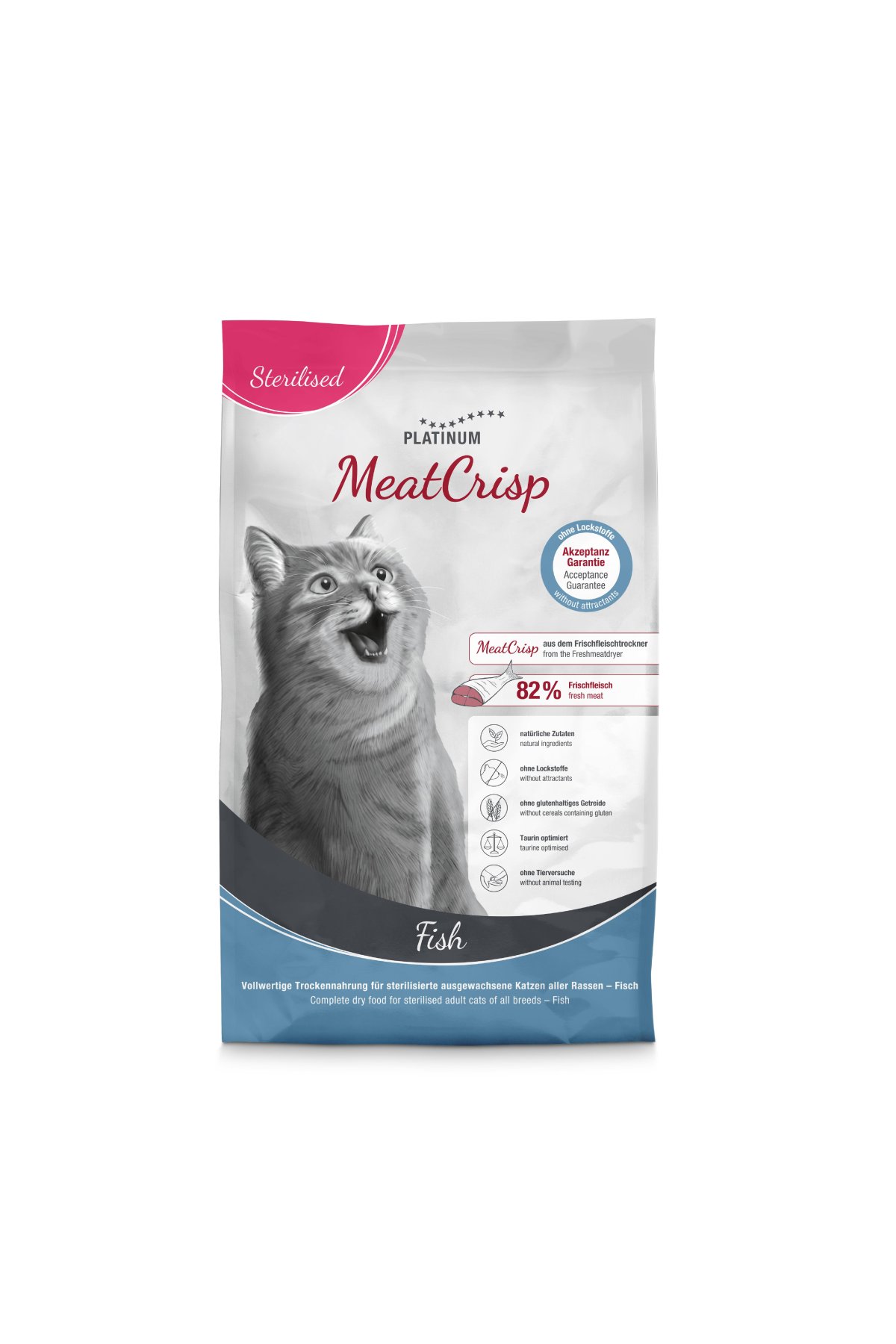 MeatCrisp Balıklı Kısır Kedi Maması 3kg