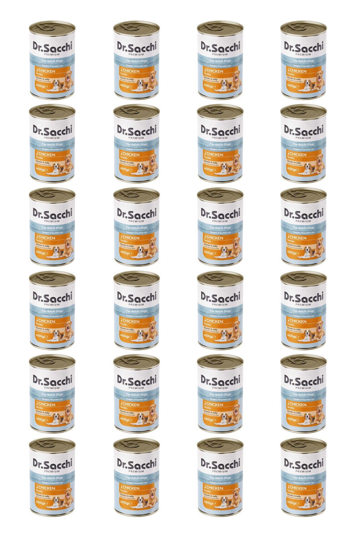 Yetişkin köpek-tavuklu 400gr x 24 adet