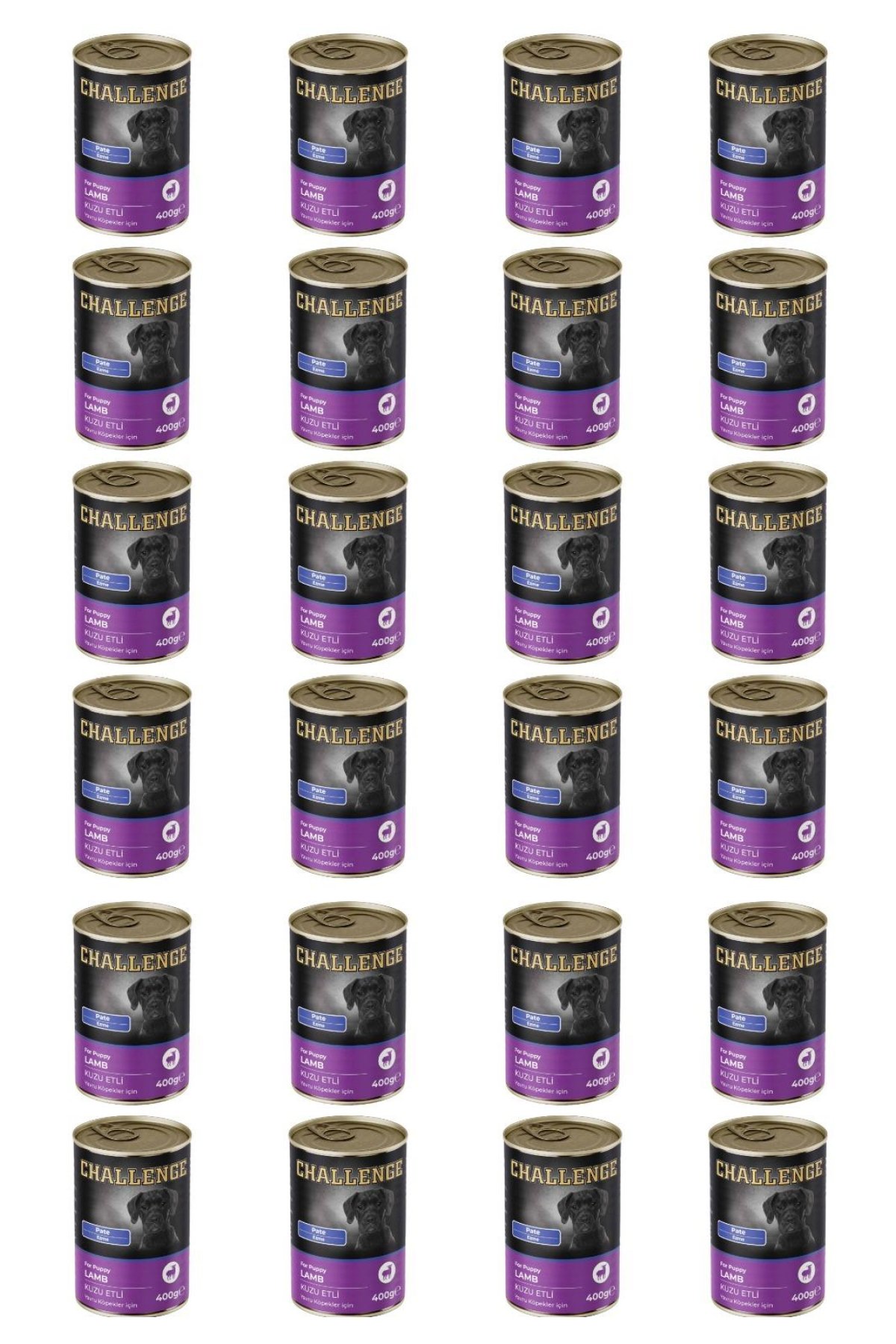 Pate kuzu etli yavru köpek konservesi 400 gr x 24 adet
