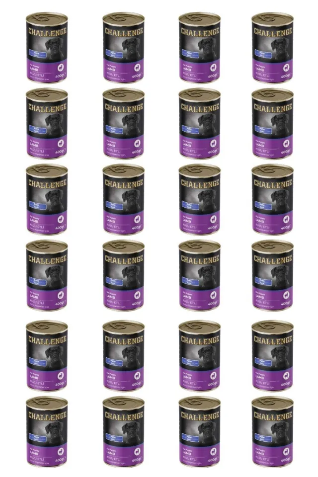 Pate kuzu etli yavru köpek konservesi 400 gr x 24 adet