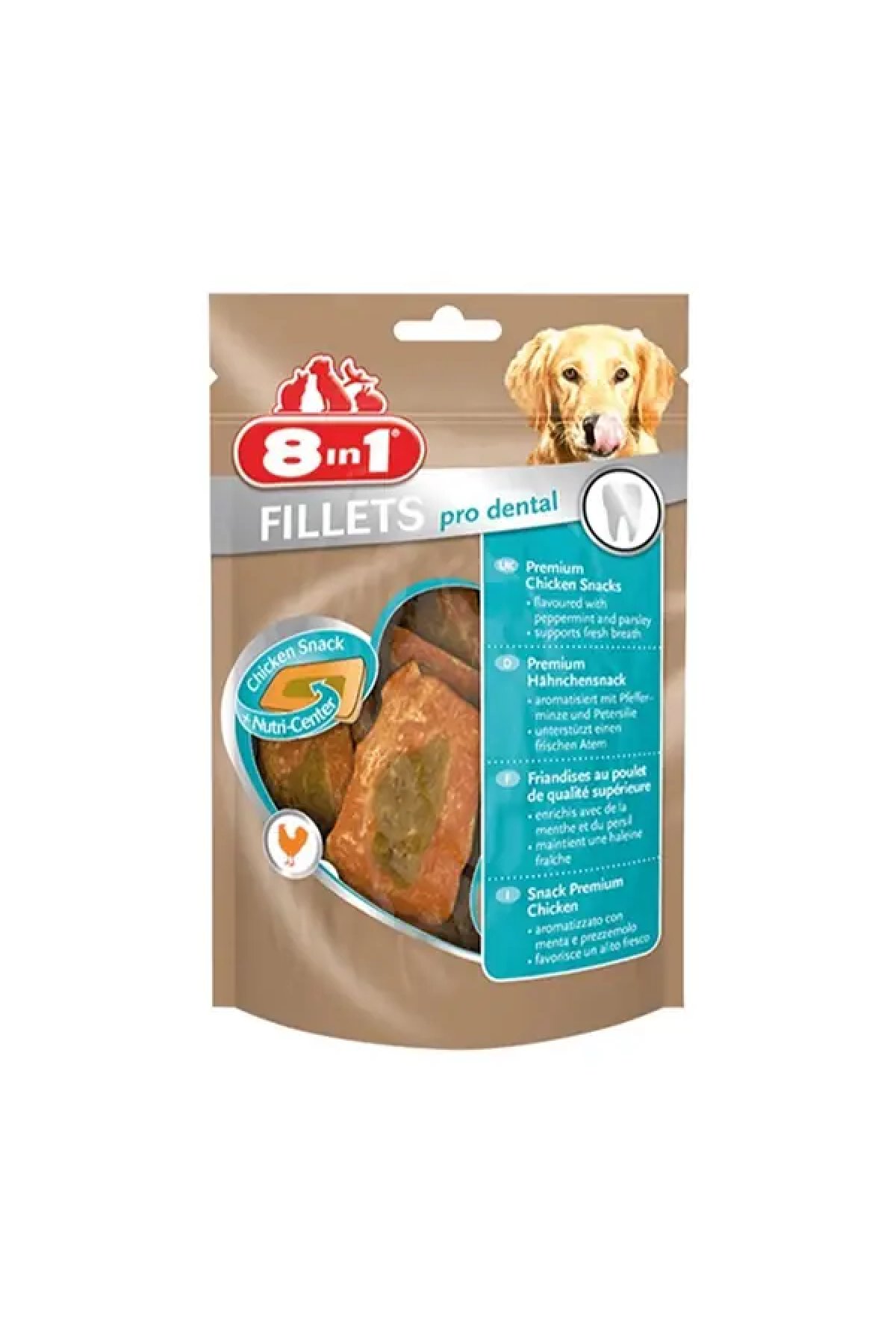 Fillets Pro Breath Fileto Tavuklu Köpek Ödül Maması 80 Gr  Small