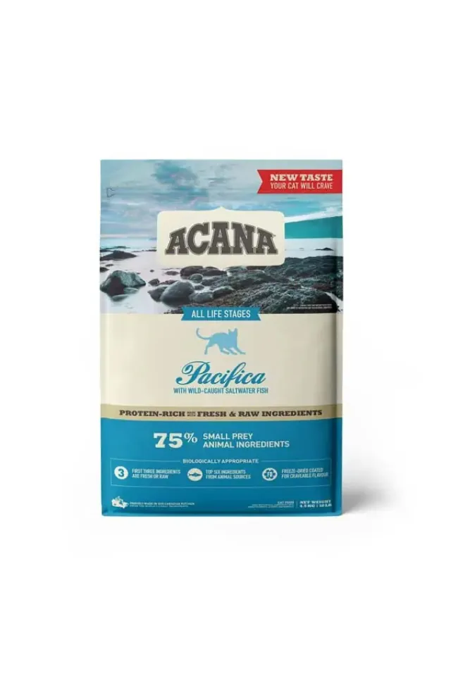 Pacifica Balık ve Sebzeli Yavru ve Yetişkin Kedi Maması 4.5 Kg