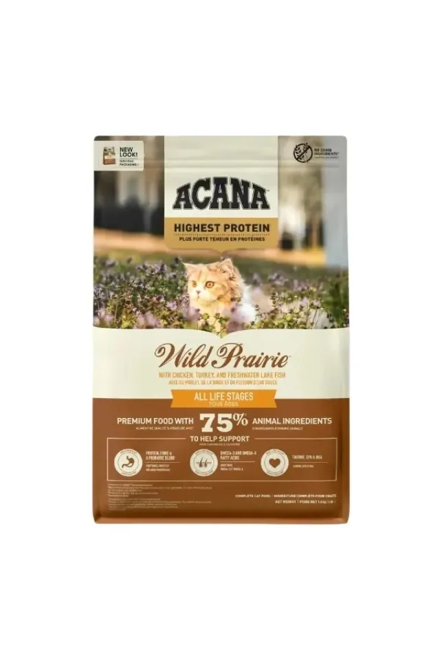 Wild Prairie Tahılsız Tavuklu ve Balıklı Yetişkin Kedi Maması 1.8 Kg