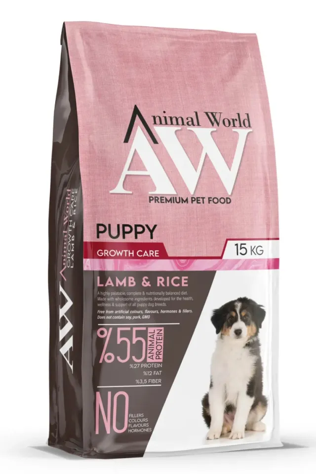 Puppy Kuzu Etli ve Pirinçli Yavru Köpek Maması 15 Kg