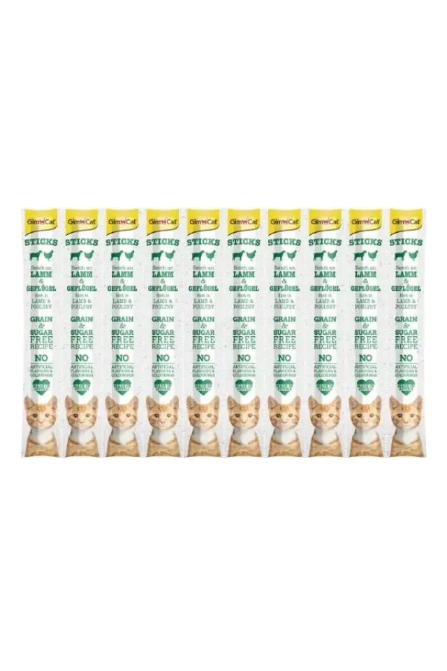 Sticks Kuzu ve Tavuk Etli Çubuk Kedi Ödül Maması  50 Gr