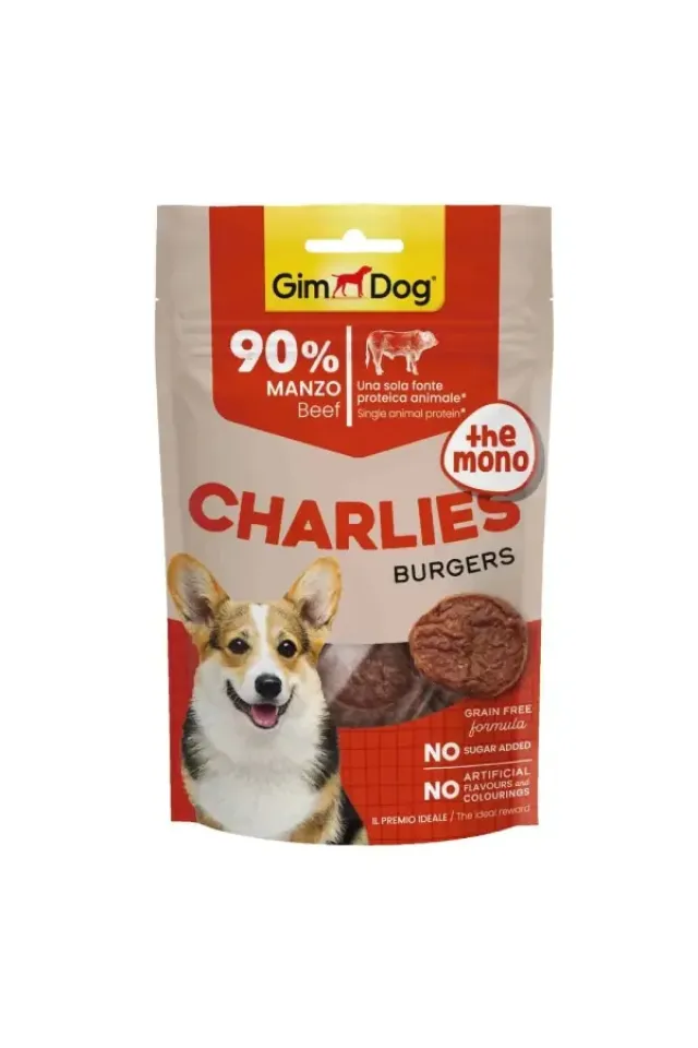 Charlies The Mono Sığır Etli Tahılsız ve Şekersiz Köpek Ödül Maması 70 Gr 