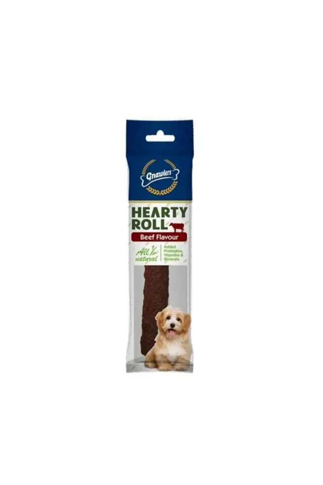 Hearty Roll Doğal Kolajen Biftekli Köpek Ödül Kemiği 11,5 cm 40 Gr