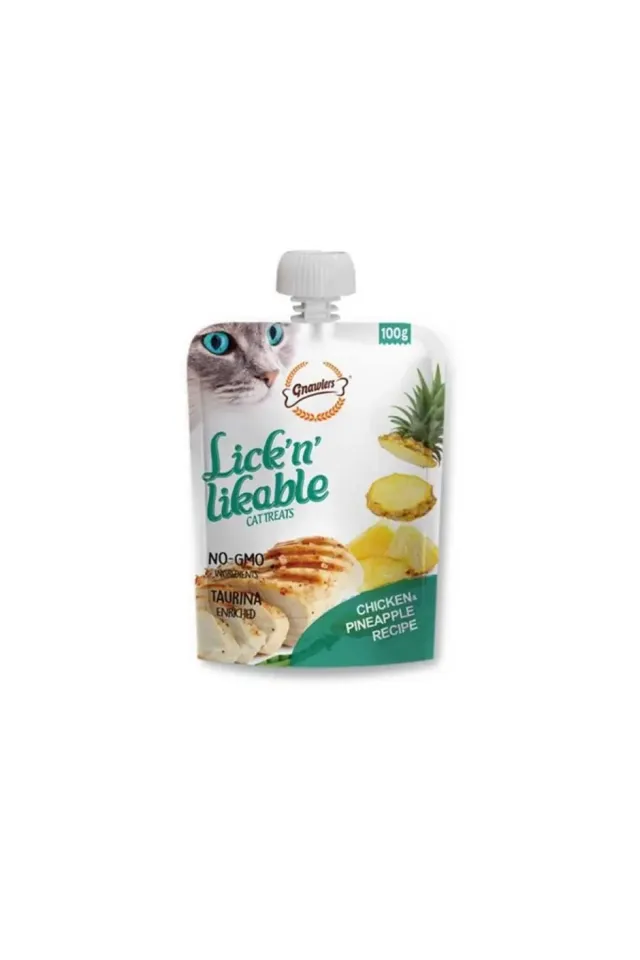 Tavuk ve Ananaslı Krema Kedi Ödül Maması 100Gr