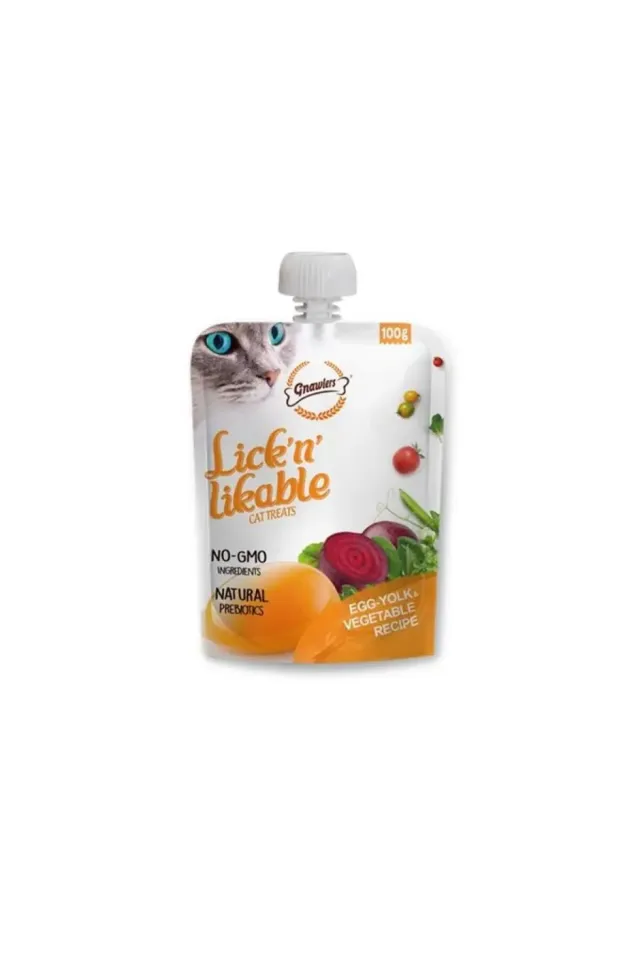 Yumurta Sarısı ve Sebzeli Krema Kedi Ödül Maması 100Gr