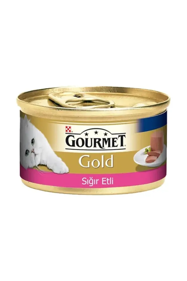 Kıyılmış Sığır Etli Yetişkin Konserve Kedi Maması 85 Gr 