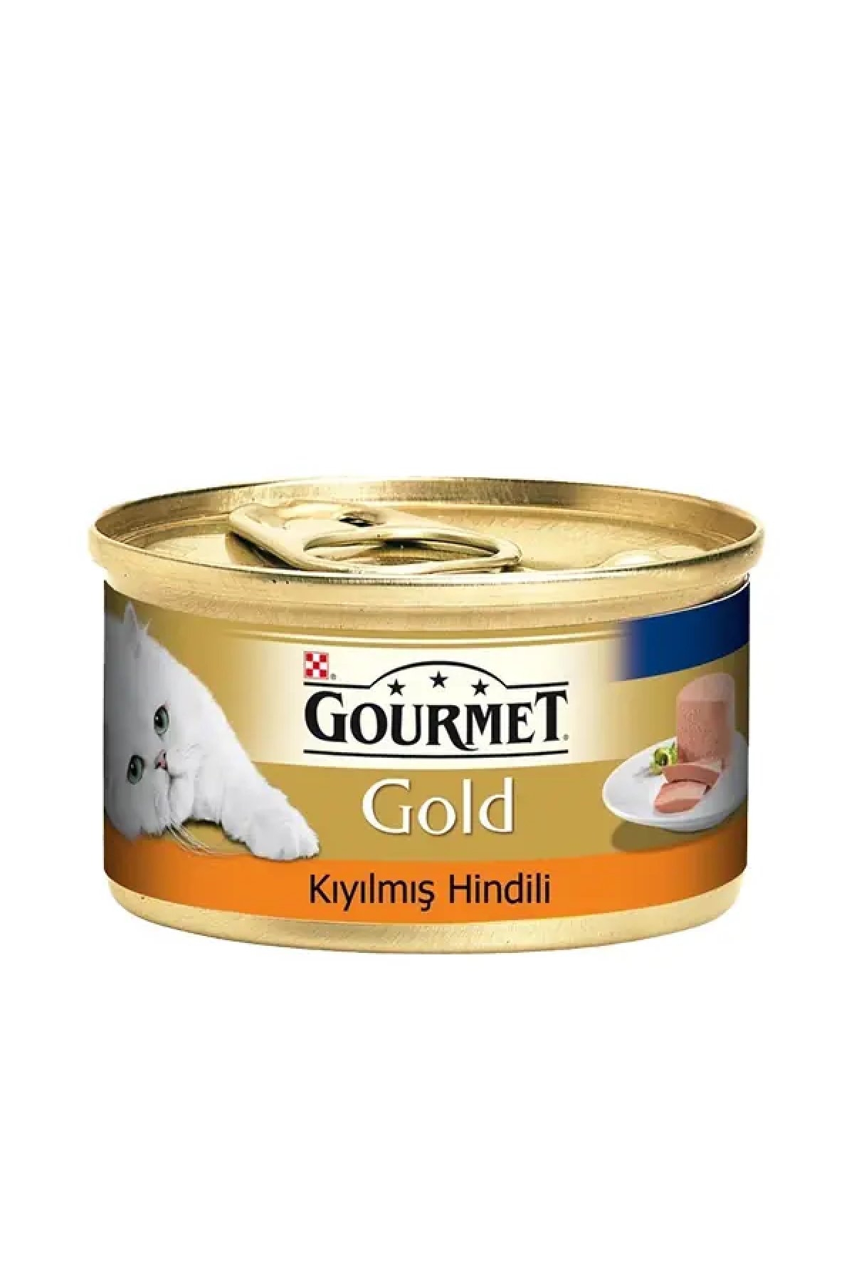 Kıyılmış Hindili Yetişkin Konserve Kedi Maması 85 Gr 