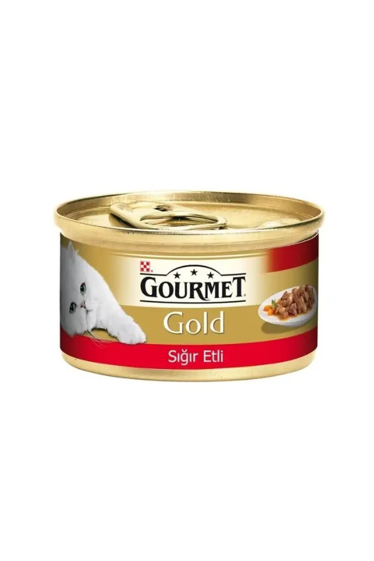Parça Sığır Etli Yetişkin Konserve Kedi Maması 85 Gr 