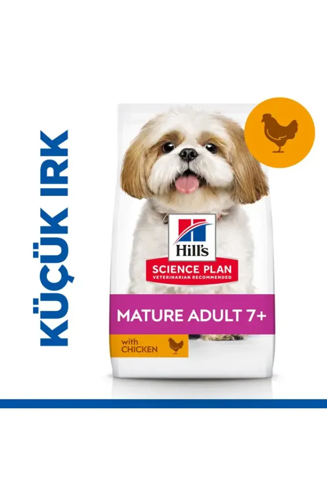 Hills Mature 7+ Tavuklu Mini Irk Yaşlı Köpek Maması 1.5 Kg