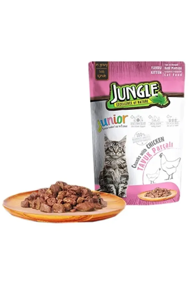 Tavuklu Pouch Yavru Konserve Kedi Maması 100 gr