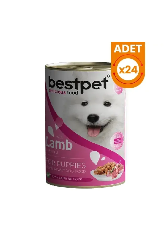 Kuzulu Jöleli Yavru Köpek Konservesi 400 Gr 24 Adet