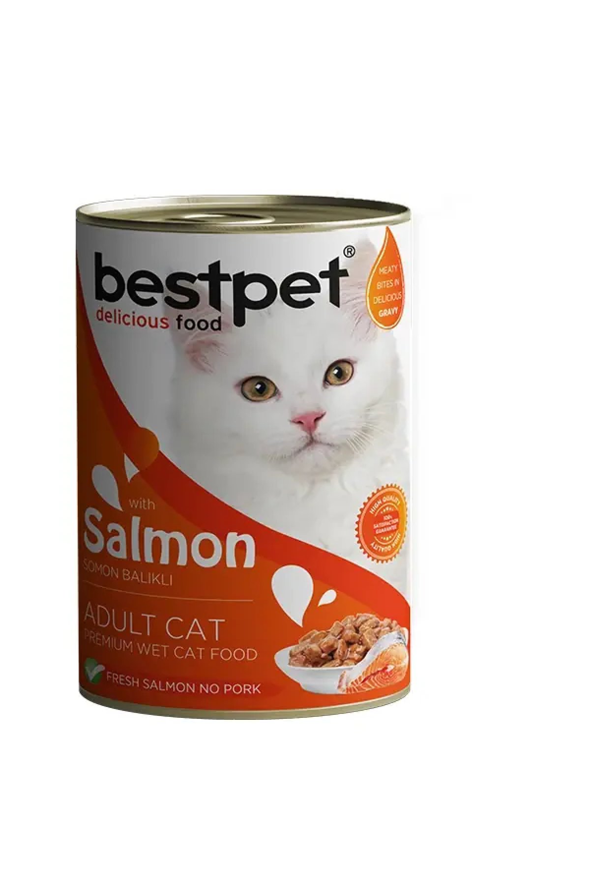 Somonlu Jöleli Yetişkin Konserve Kedi Maması  400 Gr