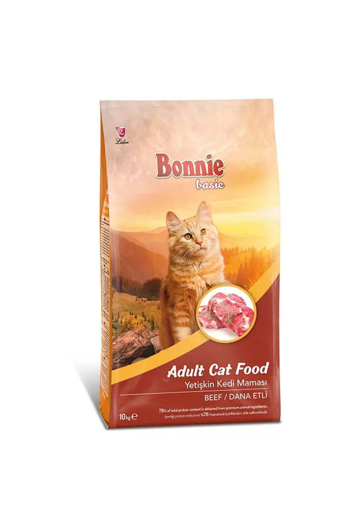 Basic Biftekli Yetişkin Kedi Maması 10 Kg