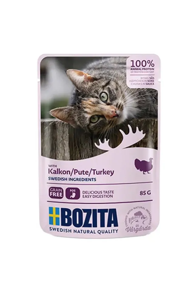 Adult Pouch Hindi Etli Tahılsız Yetişkin Konserve Kedi Maması 85 Gr 