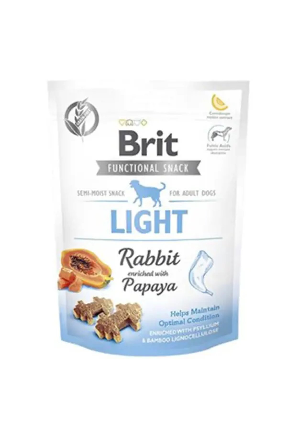 Brit Light Kilo Kontrolü Sağlayan Tavşanlı Köpek Ödül Maması 150 Gr 