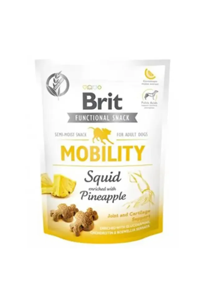 Brit Mobility Ananas ve Kalamarlı Köpek Ödül Maması  150 Gr