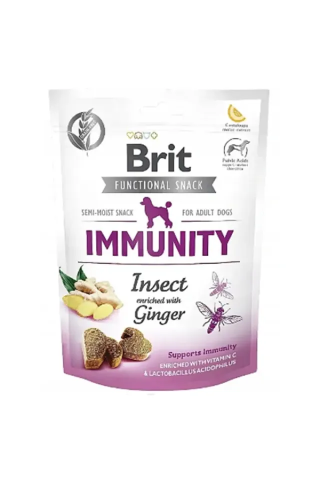 Brit İmmunity İnsect Böcek Larvalı ve Zencefilli Köpek Ödül Maması 150 Gr 