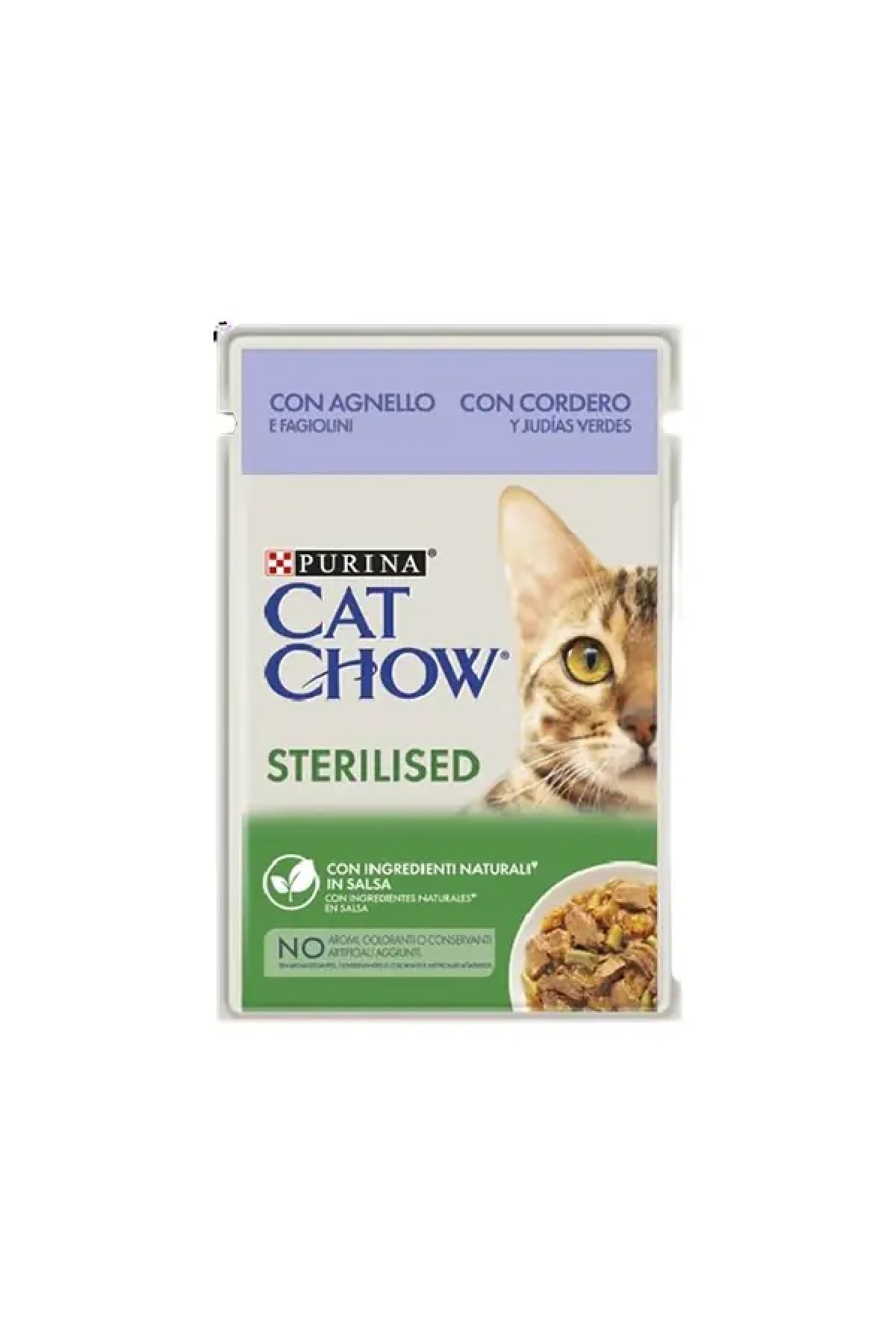 Sterilised Kuzu Etli Kısırlaştırılmış Konserve Kedi Maması 85 Gr 
