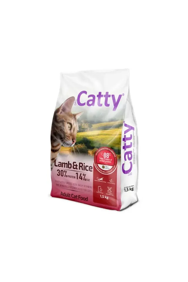 Kuzulu ve Pirinçli Yetişkin Kedi Maması 1,5 Kg