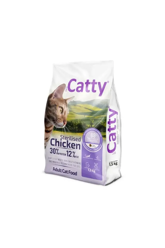 Tavuklu Kısırlaştırılmış Yetişkin Kedi Maması 1,5 Kg