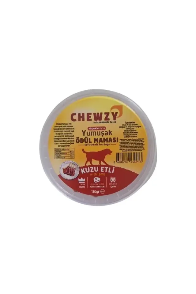 Kuzulu Yumuşak Köpek Ödül Maması  130 Gr