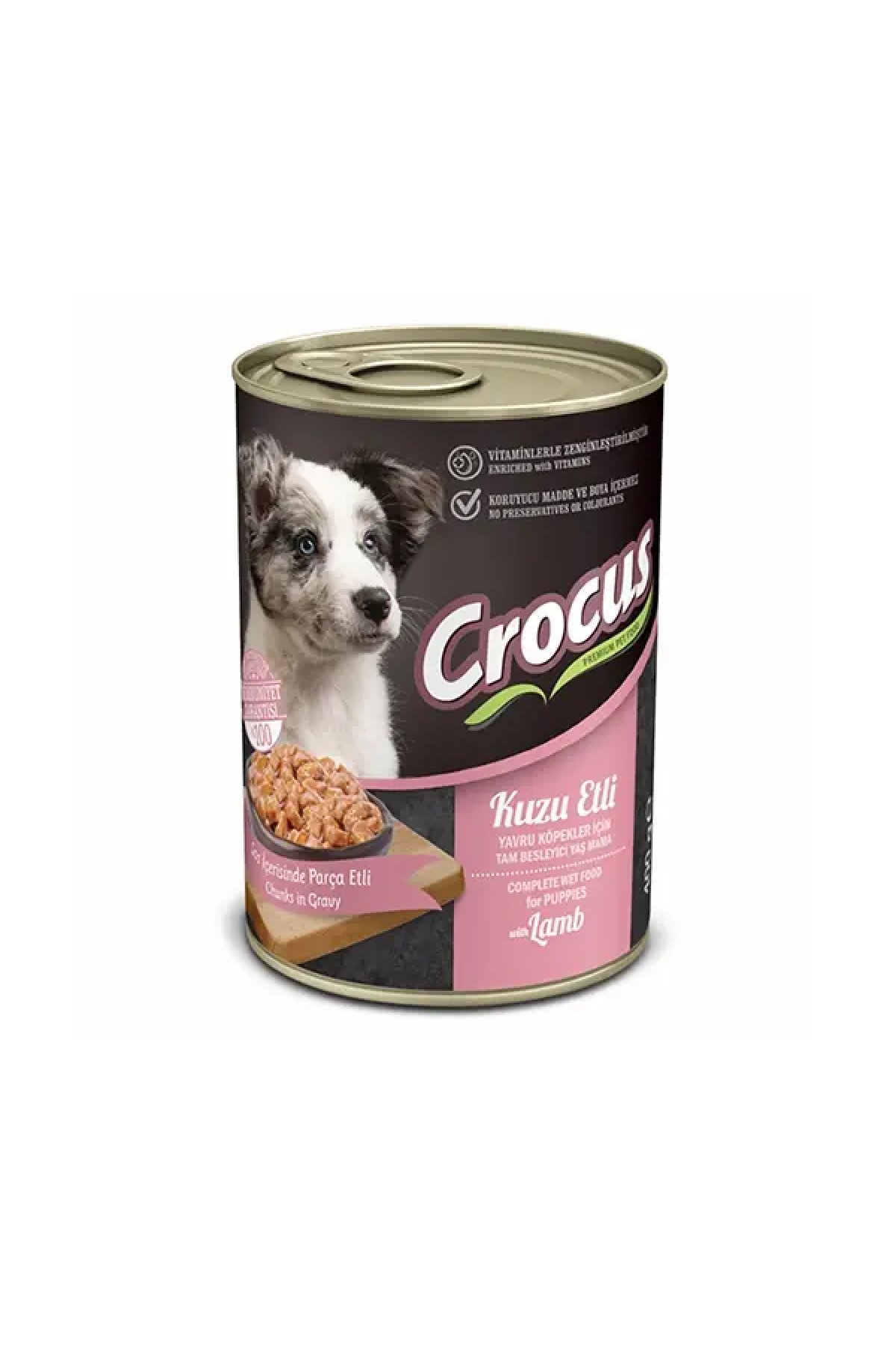 Kuzu Etli Yavru Yaş Köpek Maması 400 Gr 