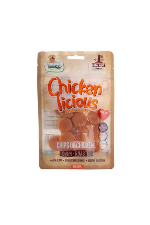 Chicken Chips Tavuk Etli Köpek Ödül Cipsi 70 Gr