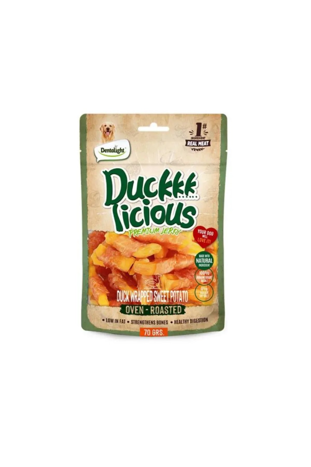 Ördek Etli & Tatlı Patates Sarılı Köpek Ödül Maması 70 Gr