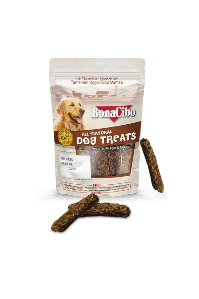 Dana Etli Şerit Köpek Ödül Maması 100 g