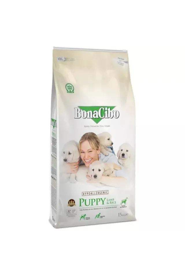Kuzu Etli ve Pirinçli Yavru Köpek Maması 3 Kg