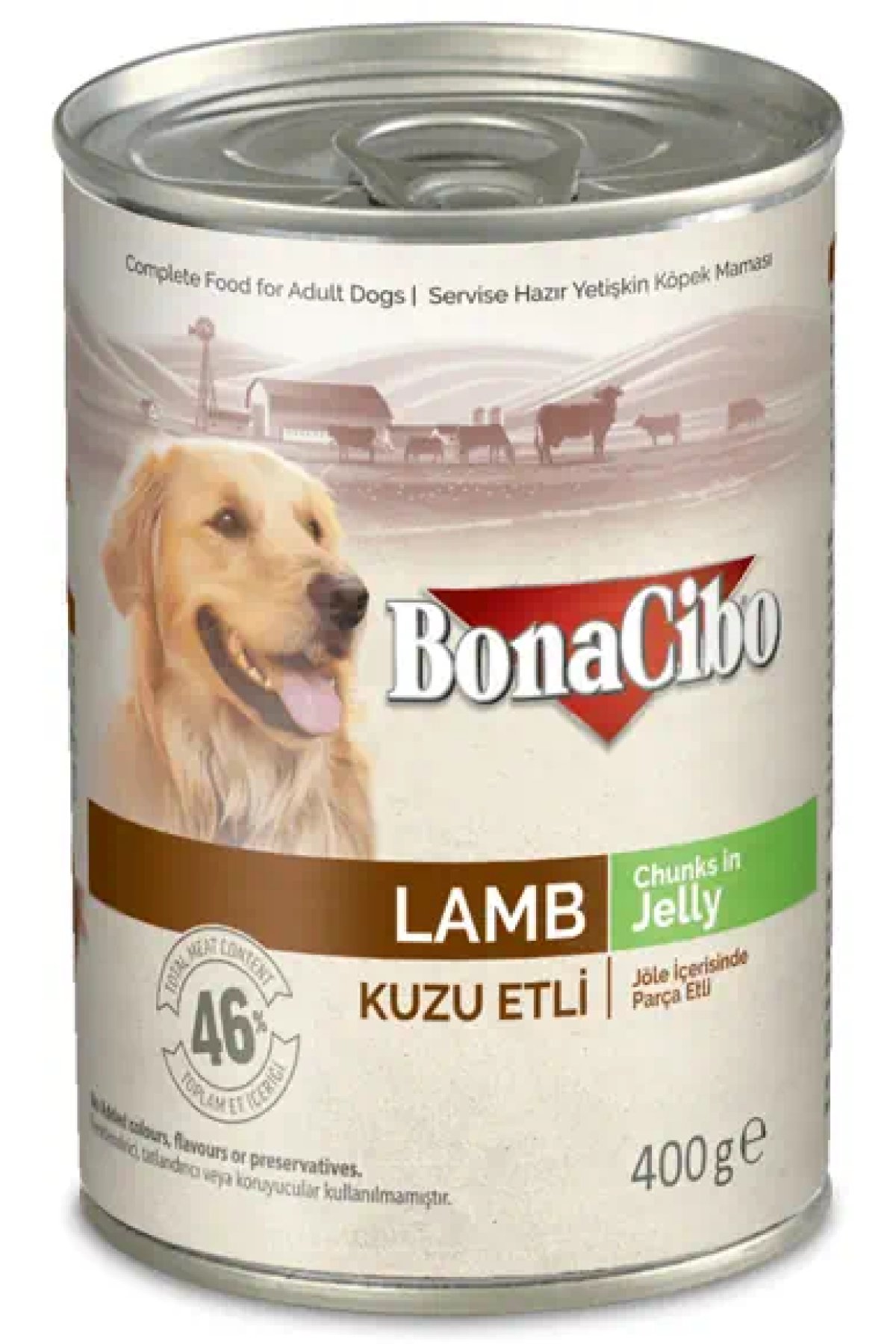 Jöleli Kuzu Etli Yetişkin Köpek Yaş Maması 400 g x  24 Adet