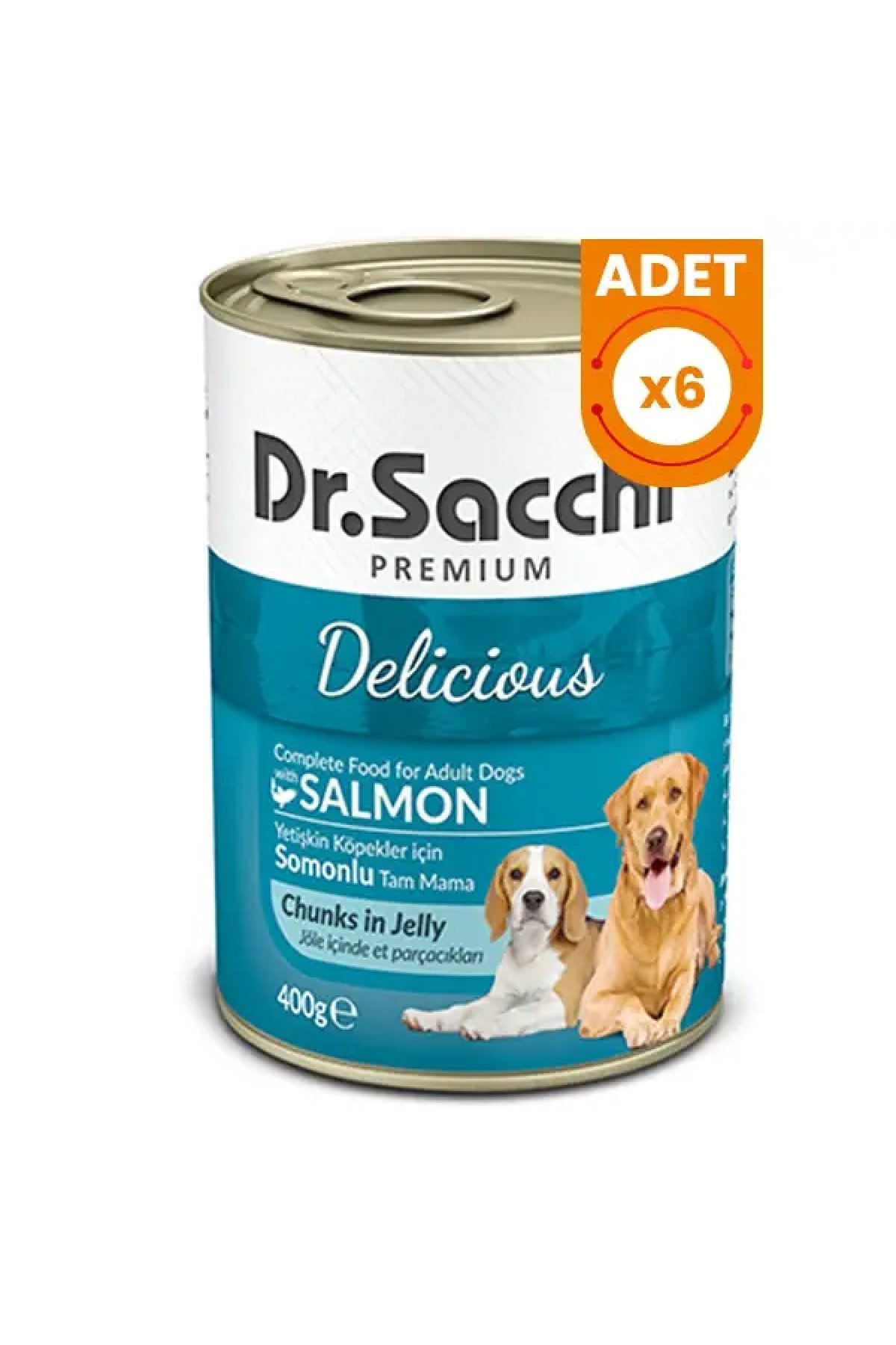 Somonlu Yetişkin Köpek Konservesi 400 Gr 6 Adet