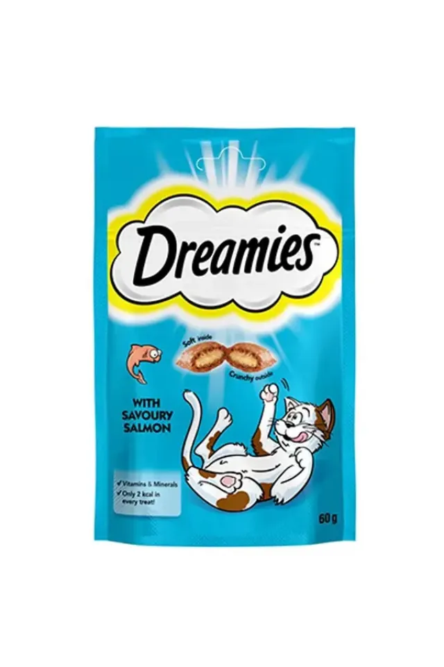 İçi Dolgulu Somonlu Kıtır Kedi Ödül Maması 60 Gr 