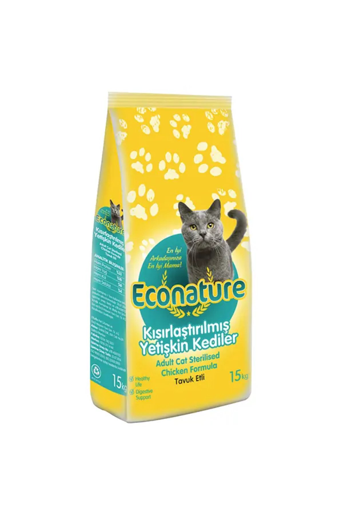 Tavuklu Kısırlaştırılmış Yetişkin Kedi Maması 15 Kg