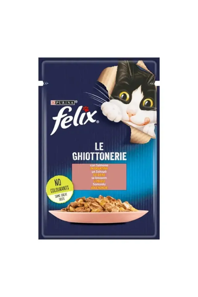 Taze Somonlu Jöleli Pouch Yetişkin Yaş Kedi Maması 85 Gr 