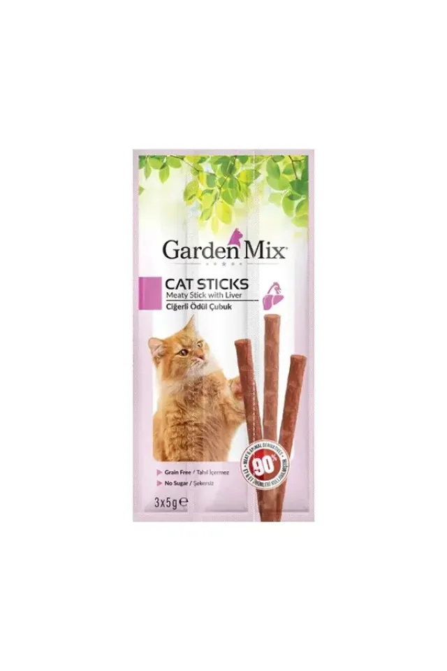 Ciğerli Kedi Stick Ödülü 3x5 Gr 