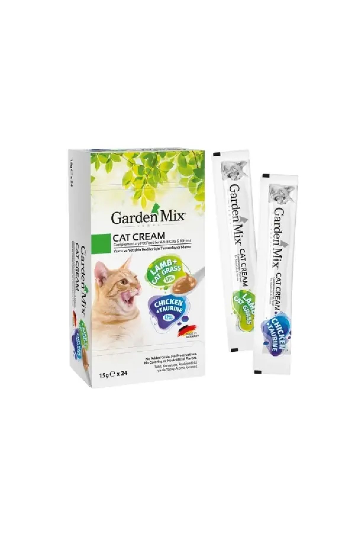 Kuzulu ve Tavuklu Sıvı Kedi Ödül Maması 24x15 Gr 