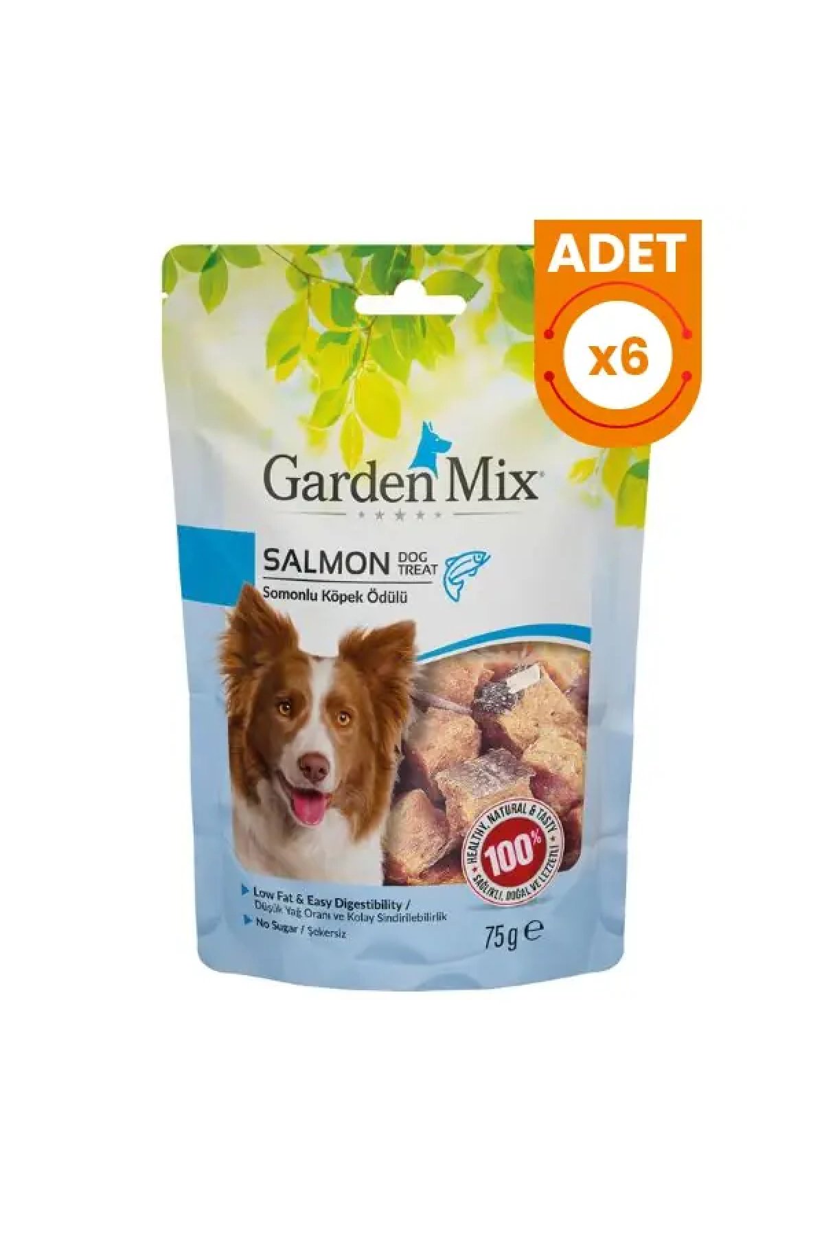 Somonlu Düşük Yağlı Şekersiz Köpek Ödül Maması 75 Gr 6 Adet