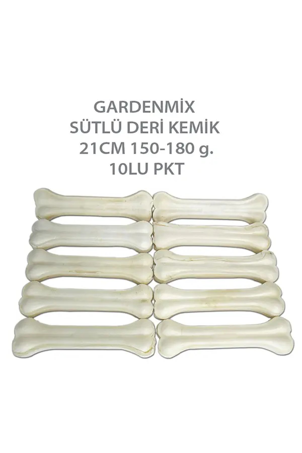 Sütlü Köpek Çiğneme Kemiği 10 Adet 150-180 Gr